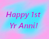 1st Yr Anni Frame