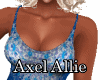 AA RLL Blue Floral MIni