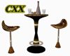 (CXX) BRONZE TABLE FOR 2