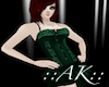 ::AK::Green Corset Dress