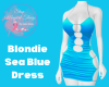 Blondie Sea Blue Dress