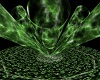 green dj light