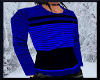 M/ Blue Sweater Top