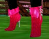 ~S~hot pink ankel boots