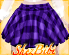 School Girl Skirt Purple