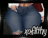 |xo| Dark Ripped Jean