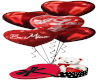 Red Love Balloons