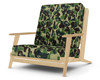 green camo chair