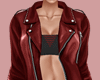 E* Red Leather Jacket
