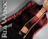 Burgundy Puff Coat + Top