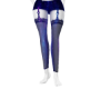 galaxy skirt + fishnet