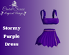 Stormy Purple Dress