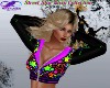 STREET STAR STRIPE CROP