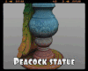*Peacock Statue