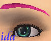 Pink Augenbrauen