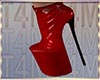 Naomi!! Red Latex boots
