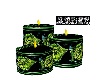 SG/Black/Green Candles