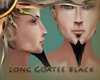 (II) Long Goatee Black
