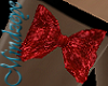~M~ Red Velv Thigh Bow L