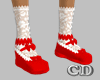 CD Shoes Red Bows