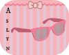 Kids pink glitz glasses