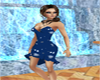 Blue light dress