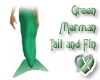 Green Merman Tail