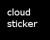 [Ren]Cloud sticker*