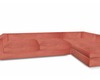 Velvet Sofa | Coral