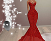 Dress red gown rus