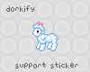 [D] 50k Support Sticker