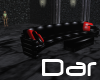 DAR Sofa, Black Latex V3