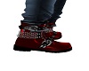 {RQL} M Red Latex Boots