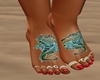 summer feet & tatoo