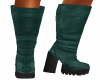 Teal Tall Boots
