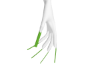 PB | POOH GREEN NAILS