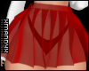 Sheer Red Skirt