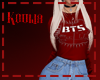 K | BTS Skirt+Jumper