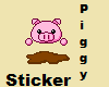 Piggy~sticker~