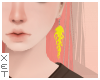 ✘ Flame earrings.