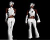 [MzL]White Lace Pant Set