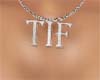 (SR)Name necklace Tif