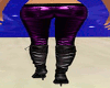 purple pants black boots