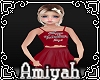 K Val Red Skirt