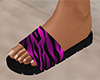 Pink Tiger Stripe Sandals 4 (F)