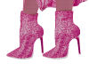 Snake Pink Boots