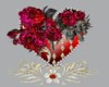 red flower heart