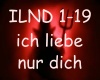 ich liebe nur dich