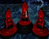 Triple Red Thrones