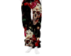 Skull Rose Pants